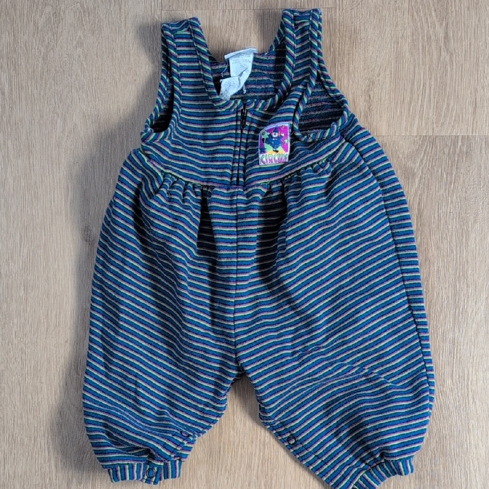 Vintage Carter's Circus Bubble Overalls Cotton
